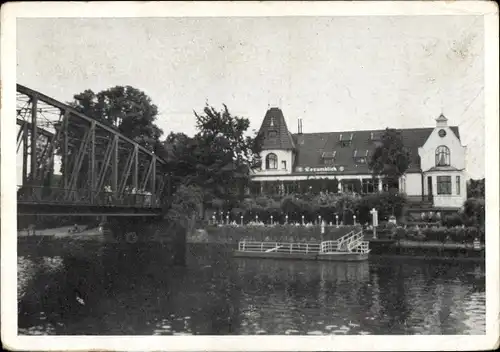 Ak Burg Grambke Burglesum Bremen, Restaurant Lesumblick