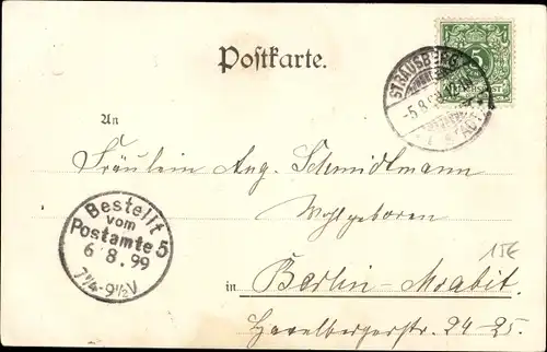 Ak Reichsbanknote Eintausend Mark, Geldschein