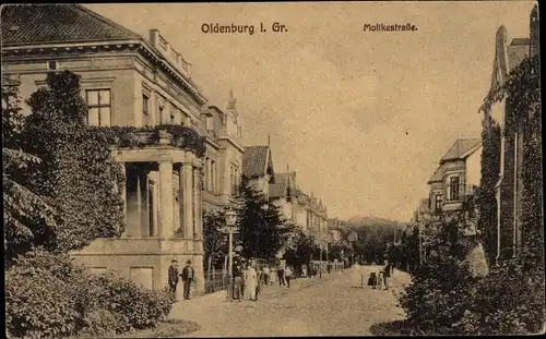 Ak Oldenburg im Großherzogtum Oldenburg, Moltkestraße