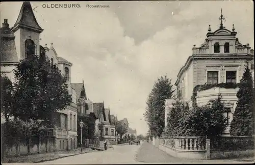 Ak Oldenburg im Großherzogtum Oldenburg, Roonstraße