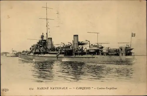 Ak Französisches Kriegsschiff, Carquois
