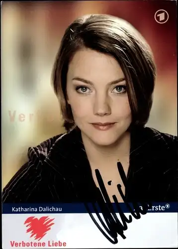 Ak Schauspielerin Katharina Dalichau, Portrait, Autogramm