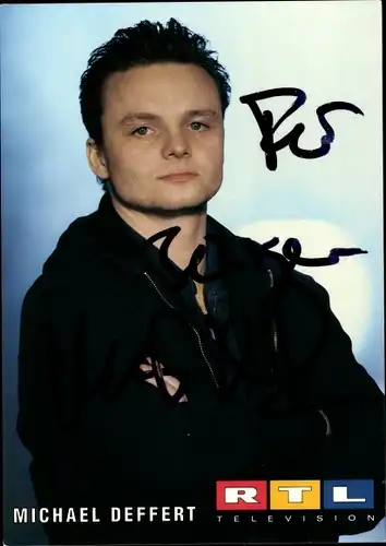 Ak Schauspieler Michael Deffert, Portrait, Autogramm