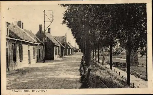 Ak Stavenisse Zeeland Niederlande, Stoofdijk