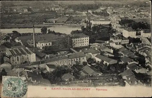 Ak Saint Nicolas de Port Meurthe et Moselle, Panorama