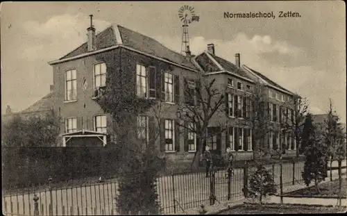 Ak Zetten Gelderland Niederlande, Normalschule