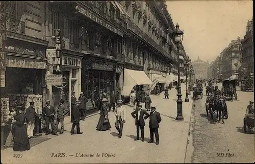 Ak Paris I., Avenue de l'Opera