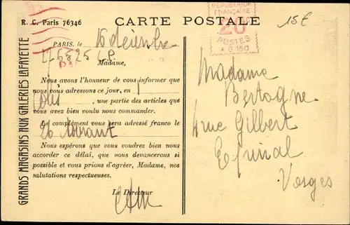 Ak Paris IX, Rue Halévy