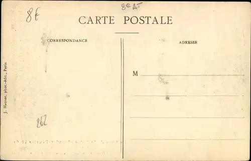 Ak Paris VIII, Restaurant Ledoyen, Die große Seineflut Januar Februar 1910