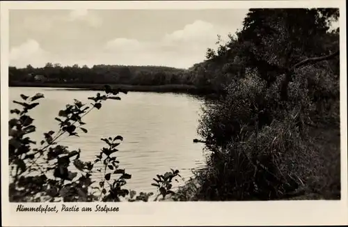 Ak Himmelpfort Fürstenberg an der Havel, Partie am Stolpsee