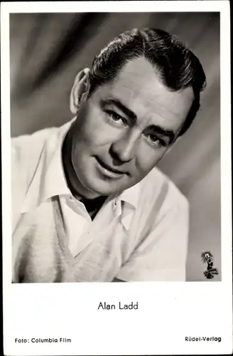 Ak Schauspieler Alan Ladd, Portrait, Film Hölle unter Null