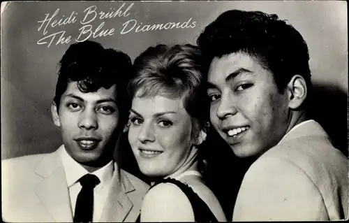 Ak Band The Blue Diamonds, Sängerin Heidi Brühl, Portrait