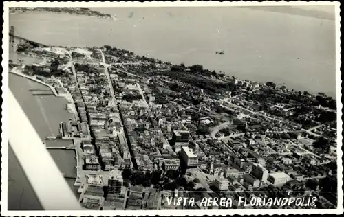 Ak Florianópolis Brasilien, Vista Aerea