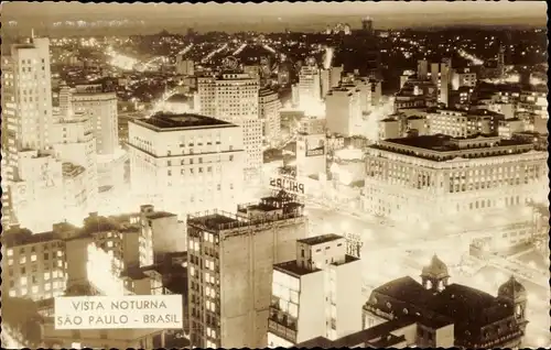 Ak São Paulo Brasilien, Vista Noturna