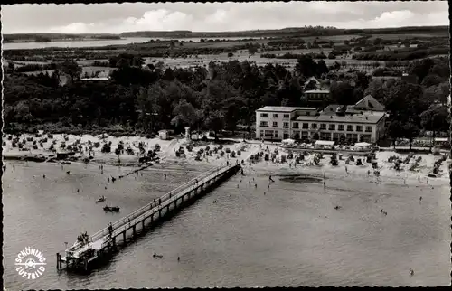 Ak Ostseebad Timmendorfer Strand, Landungsbrücke, Boote