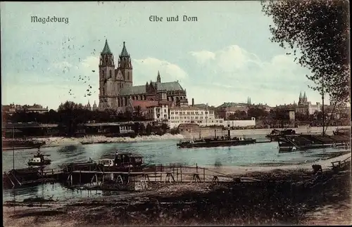 Ak Magdeburg an der Elbe, Dom, Schiffe