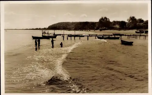 Ak Ostseebad Scharbeutz in Holstein, Strand, Badegäste