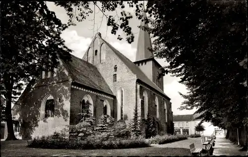 Ak Neustadt in Ostholstein, Kirche, Rückseite