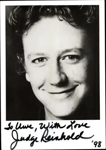 Ak Schauspieler Judge Reinhold, Portrait, Autogramm