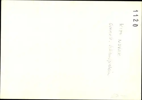 Ak Schauspielerin Kim Novak, Portrait, Autogramm