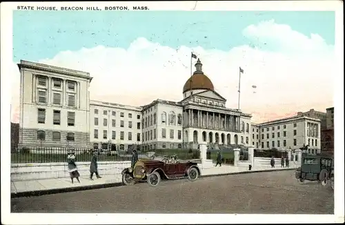 Ak Boston Massachusetts USA, State House, Beacon Hille