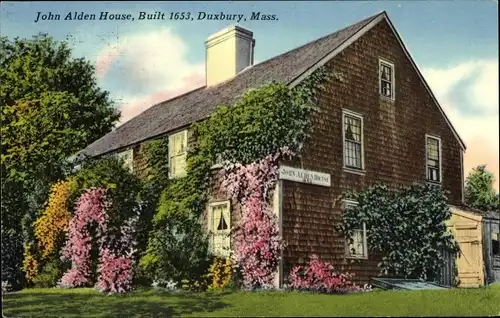 Ak Duxbury Massachusetts USA, John Alden House