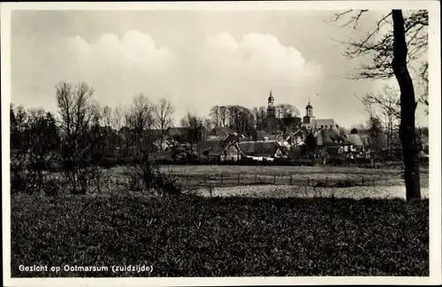 Ak Ootmarsum Twente Overijssel Niederlande, Ortsansicht, Kirchtürme