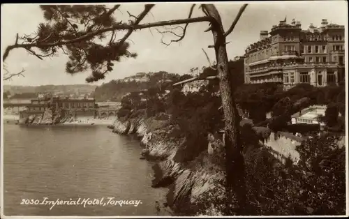 Ak Torquay Devon England, Imperial Hotel