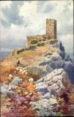 Künstler Ak Tavistock Devon England, Brentor