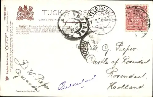 Künstler Ak Tavistock Devon England, Brentor