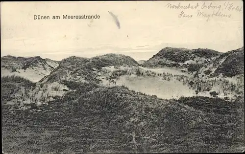 Ak Nordseebad Sankt Peter Ording, Dünen