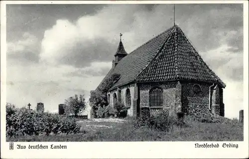 Ak Nordseebad Sankt Peter Ording, Kirche