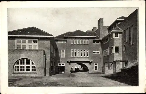 Ak Soestduinen Soest Utrecht Niederlande, Ned. Hervormd Sanatorium Zonnegloren, Hoofdingang