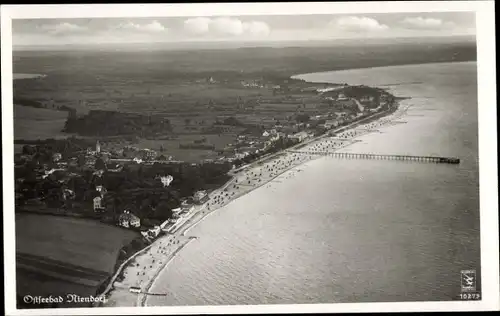 Ak Ostseebad Niendorf, Fliegeraufnahme