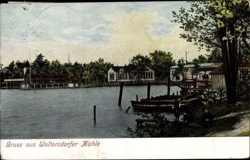 Ak Woltersdorf bei Berlin, Woltersdorfer Mühle