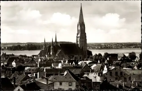 Ak Schleswig an der Schlei, Blick vom Gallberg auf den Dom