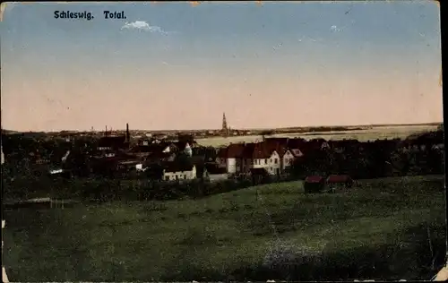 Ak Schleswig an der Schlei, Totalansicht