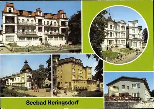 Ak Ostseebad Heringsdorf auf Usedom, Erholungsheim Giuseppe di Vittorio, Frieden, Einheit