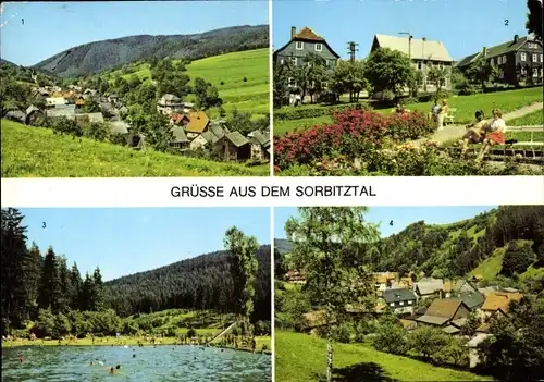 Ak Döschnitz in Thüringen, Sorbitztal, Wittgendorf, Rohrbach