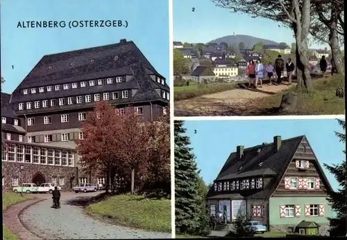 Ak Altenberg im Erzgebirge, Sanatorium Raupennest, Pension Sonnenhof