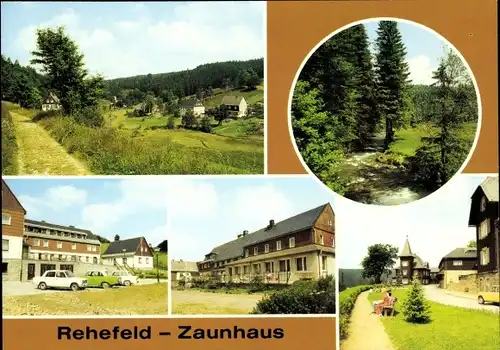 Ak Rehefeld Zaunhaus Altenberg im Erzgebirge, Erholungsheim Jagdschloss, Ferienheim