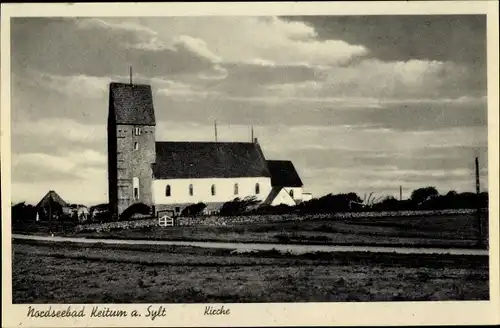 Ak Nordseebad Keitum Sylt, Kirche