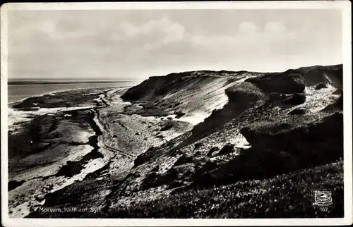 Ak Morsum Sylt in Nordfriesland, Kliff