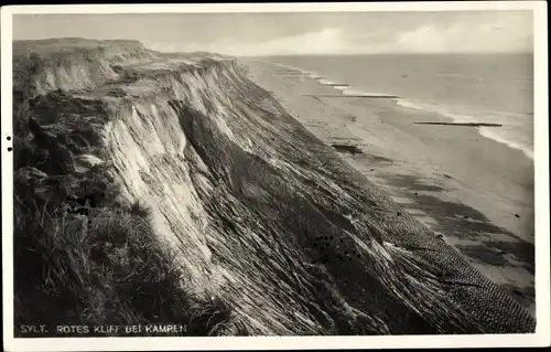 Ak Kampen auf Sylt, Rotes Kliff