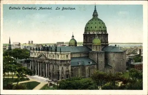 Ak Montreal Québec Kanada, Katholische Kathedrale