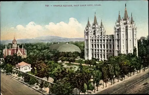 AK Salt Lake City Utah USA, Temple Square