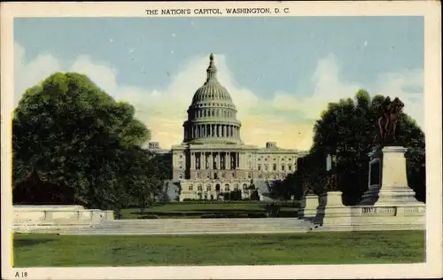 Ak Washington DC USA, das Kapitol der Nation