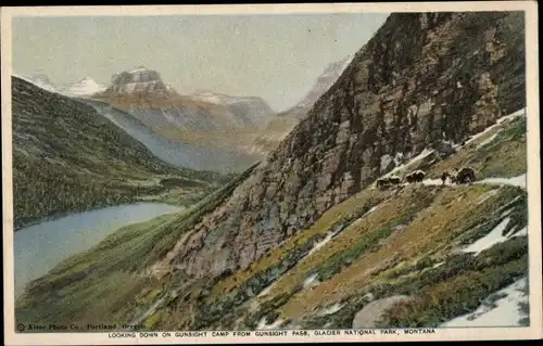 Ak Gunsight Pass, Glacier National Park, Gunsight Camp