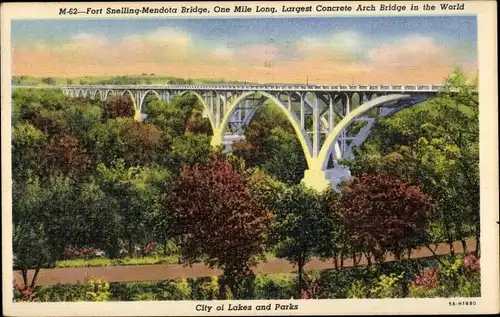 Ak Fort Snelling Minnesota USA, Mendota Bridge