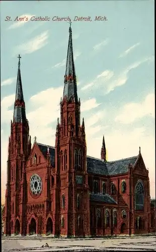 Ak Detroit Michigan USA, St. Ann's Catholic Church
